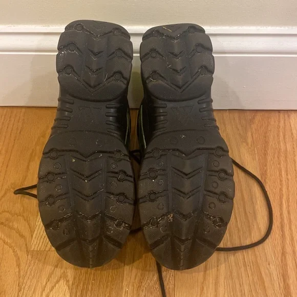 Y.R.U. Matrixx Platform Sneakers - black and green holographic - Picture 5 of 6